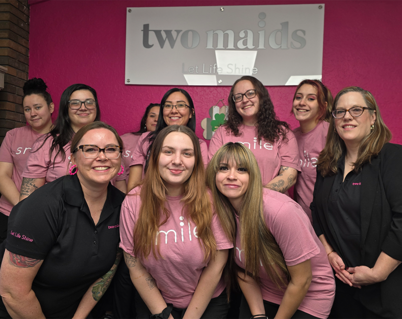 Two Maids Franchise Owner Chantel Trujillo and Team
