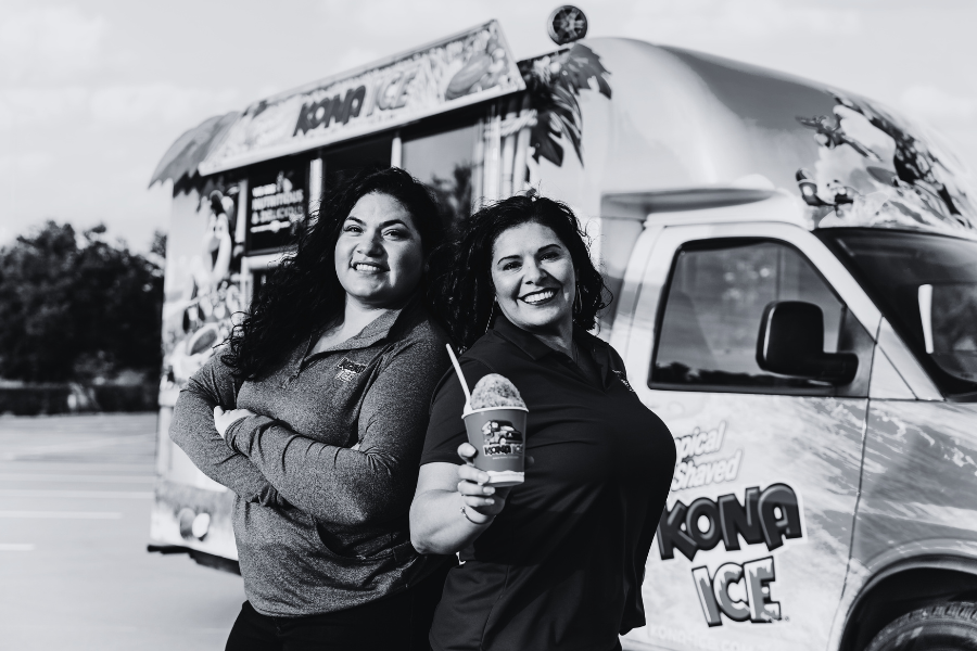 Top Franchises for Women - Kona Ice Franchise Owners
