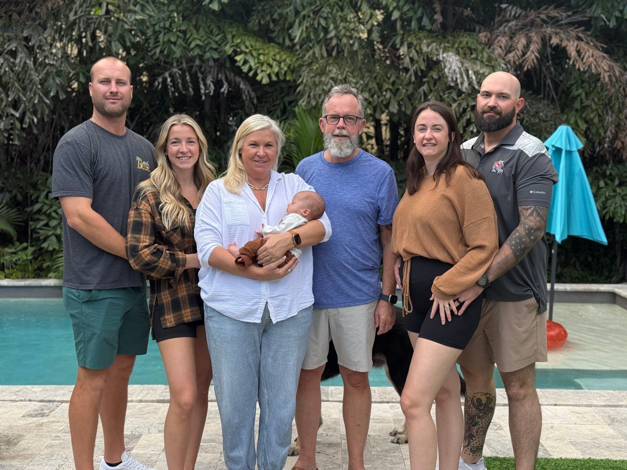 Randi Beesing and her extended family