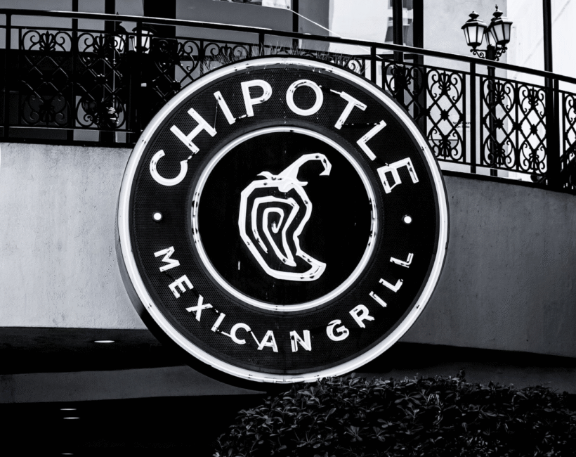 Chipotle Logo on a Sign