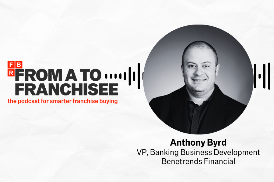 Podcast episode headshot of Anthony Byrd, VP of Banking Business Development at Benetrends Financial